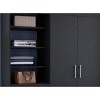 Tiramisubest Black Kenya 3 Drawers Armoire - Includes Two Hangers On The Internal Storage Part, Perfect For Hanging Your Garments - 4 of 4