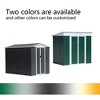 Gulches Outdoor Storage Sheds 6FTx4FT Pent Roof for Backyard, Patio, Garage, Lawn, Grey - 2 of 4