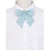 INSPIRE CHIC Women's Metallic Shiny Pre-tied Adjustable Strap Bow Ties - 4 of 4