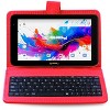 LINSAY 7" Tablet 128GB Storage Bundle with Red Keyboard Case and Backpack Android 15 - 4 of 4