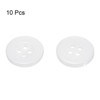Unique Bargains Resin Craft DIY Round Flat 4-Hole Replacement Sewing Buttons 10 Pcs - 3 of 4