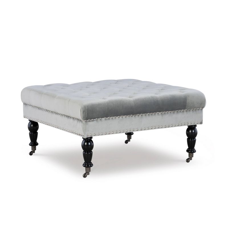 Isabelle Square Tufted Ottoman - Linon, 1 of 15