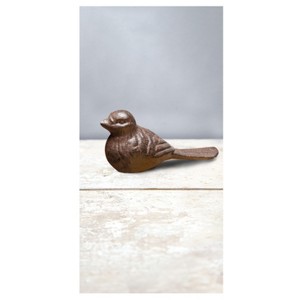Manual Woodworks and Weavers Bird Door Stopper, Cast Iron, Set of 2 - 1 of 3