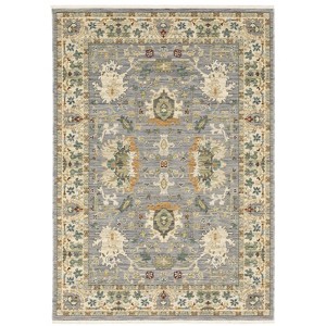 Captiv8e Designs Lorelei Vintage Traditional Gray Wool Rug - 1 of 4