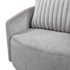 CAVINAS Chenille Swivel Accent Chair with Curved Backrest and Back Pillow,Modern Upholstered Living Room Chairs,Reading Chairs for Living Room - 3 of 4