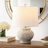 Imran Resin Table Lamp - Light Grey - Safavieh. - 4 of 4