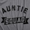 Womens Auntie Squad T Shirt Funny Family Member Awesome Aunt Tee For Ladies - Crazy Dog Women's T Shirt - 2 of 4