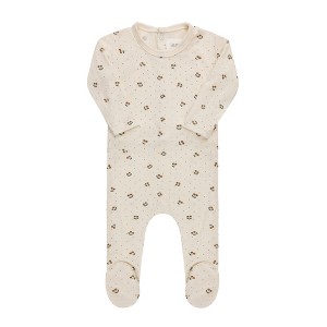 Aurora Classics - Baby Footie/ 1 Piece Modal Pajama - Cherry Collection - 1 of 2