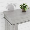54-Inch Long Console Table, Wooden Entryway Table with 2 Drawers & Open Storage Shelf, for Entryway, Hallway, Living Room - 4 of 4