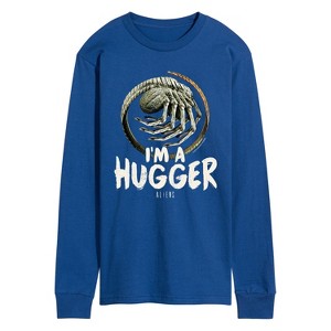 Men's - Alien - Im A Hugger Long Sleeve Graphic T-Shirt - 1 of 3