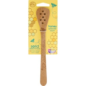 Talisman Designs Beechwood Honey Spreader & Dipper, Honey Bee Collection - 1 of 3