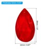 Unique Bargains Crystal Pendants Teardrop Beads for DIY Lamp Arts Crafts Decoration 10 Pcs - 2 of 4
