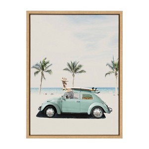 Kate & Laurel All Things Decor 18"x24" Sylvie Summer Adventures Framed Canvas - 1 of 4