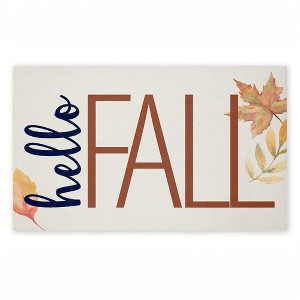Stupell Industries Hello Fall Greeting Printed Outdoor Door Floor Mat, design by Kim Allen - 1 of 4