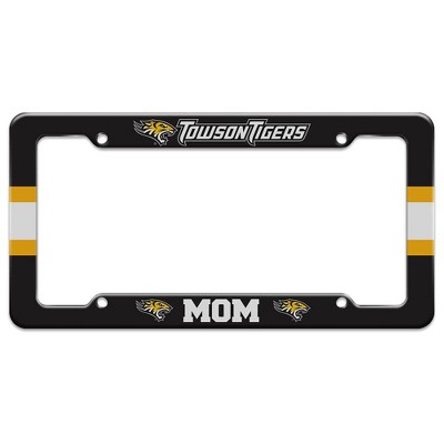 Towson University Mom License Plate Tag Frame