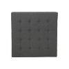 Sapphtopaz Modern Ottoman Wood Footstools with Thick Cushion and Wood Legs Small Vanity Stool for Bedroom, Living Room, Entryway - 4 of 4