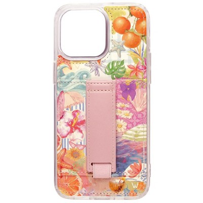 Walli Cases Amalfi Coast by Sydney Rae Bass Phone Case with Wallet and Finger Strap