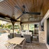 Airsurfer 52" Matte Black Propeller Ceiling Fan Without Light, Black Blades, 3-Blade, Remote Included - 3 of 4
