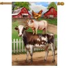 Briarwood Lane Summer House Flag 40x28 For Outdoor Farm Friends For Summer House Flag - 2 of 4