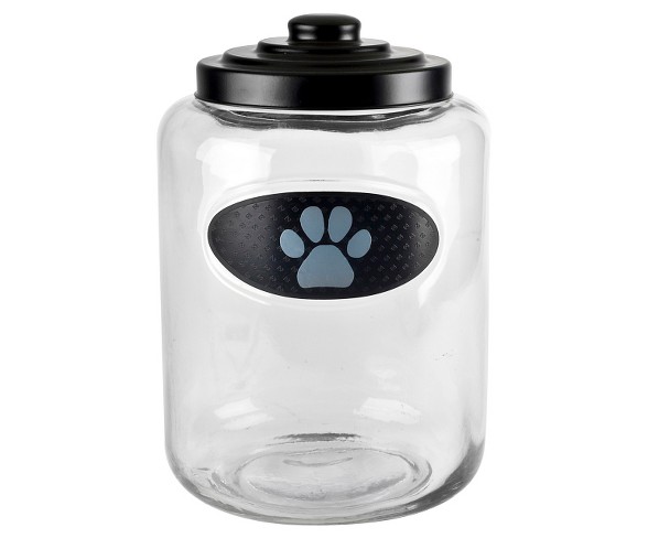 Housewares International AKC Embossed Gray Paw Treat Jar - 176 oz.