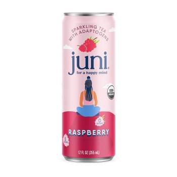 Juni Raspberry Sparkling Tea Beverage - 12 fl oz Can