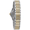Bulova Ladies' Classic 3-Hand Date Quartz Two Tone Gold Stainless Steel Watch, Blue Dial 29mm - 3 of 4