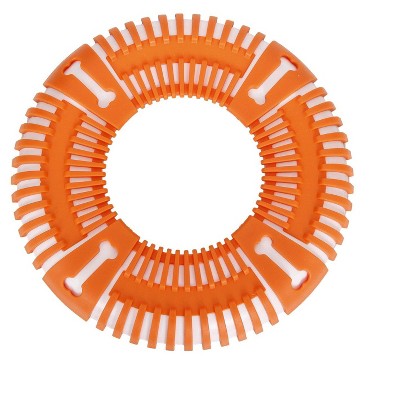 Pet Life Denta-Bark Sporty Durable Flexible Toss and Fetch Frisbee Pet Dog Toy