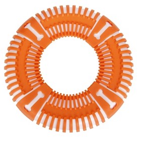 Pet Life Denta-Bark Sporty Durable Flexible Toss and Fetch Frisbee Pet Dog Toy - 1 of 1