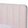 Nami Velvet Platform Bed - Baxton Studio - 4 of 4