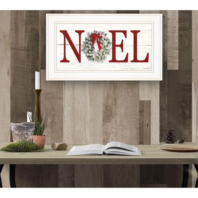 YOOCOZZ Christmas Trendy Decoration, Xmas Wall Decor - "Christmas Noel" Wall Decoration by Lori Deiter, Ready to Hang Framed Print, White  Frame