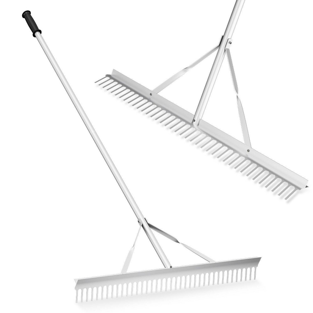 Photos - Garden & Outdoor Decoration WELLFOR 36" Aluminim Leaf Rake