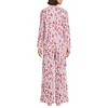 Lands' End Women's Cotton Poplin 2 Piece Pajama Set - Long Sleeve Top and Pants - 2 of 3