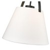 Z-Studio 18" Brushed Nickel One-Light Pendant - Coastal Charm & Farmhouse Elegance - 4 of 4