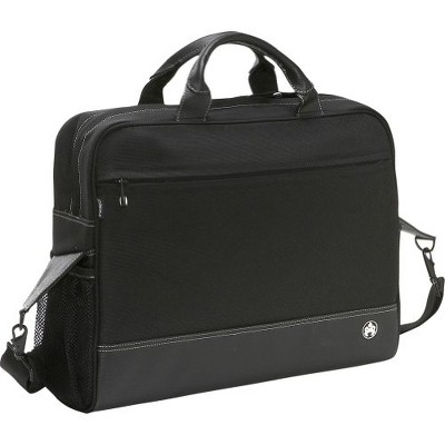 Mobile Edge Sumo - Men's Professional 15.6" Briefcase - Black w/White Stitching