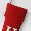 Knit Monogram Christmas Stocking Red - Wondershop™ - 3 of 3