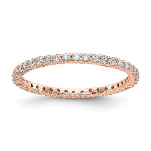 Black Bow Jewelry 1.5mm 14K Rose, Yellow or White Gold 1/2 Ctw Diamond Eternity Band - 1 of 4