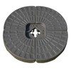 Outsunny 4 Pieces Cantilever Patio Umbrella Base, Fan Shaped Umbrella Weight w/ Built-In Handles & Rugged Material, Coffee - 4 of 4