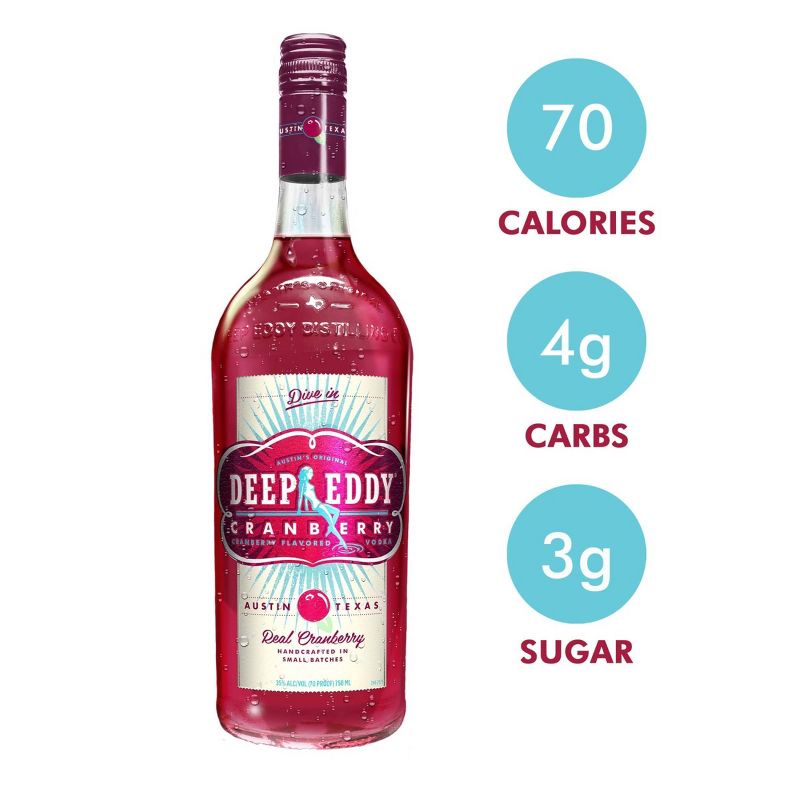 Deep Eddy Cranberry Vodka - 750ml Bottle, 5 of 9