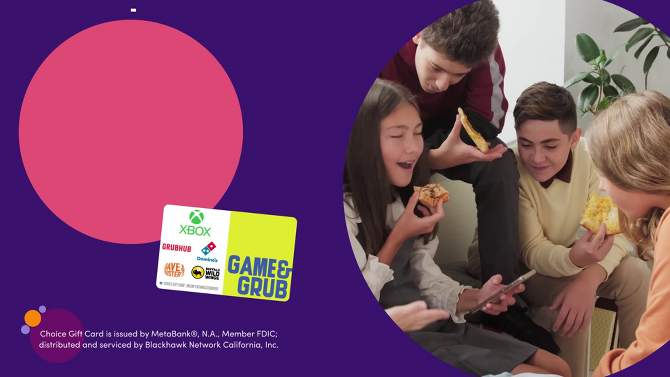 Game and Grub Gift Card (Email Delivery), 2 of 6, play video