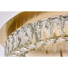 Elegant Lighting Monroe 1 - Light Flush Mount in  Gold - 3 of 4