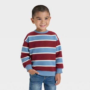 Toddler Boys' Fleece Crew Sweatshirt - Cat & Jack™ - 1 of 3