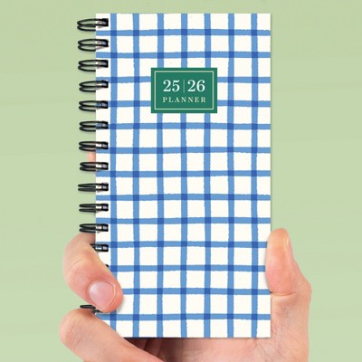 TF Publishing July 2025 - June 2026 Picnic Plaid Small Weekly Monthly Planner