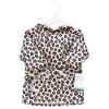 Hudson Baby Infant Girl Mink with Faux Fur Lining Pool and Beach Robe Cover-ups, Leopard Pink - 2 of 2