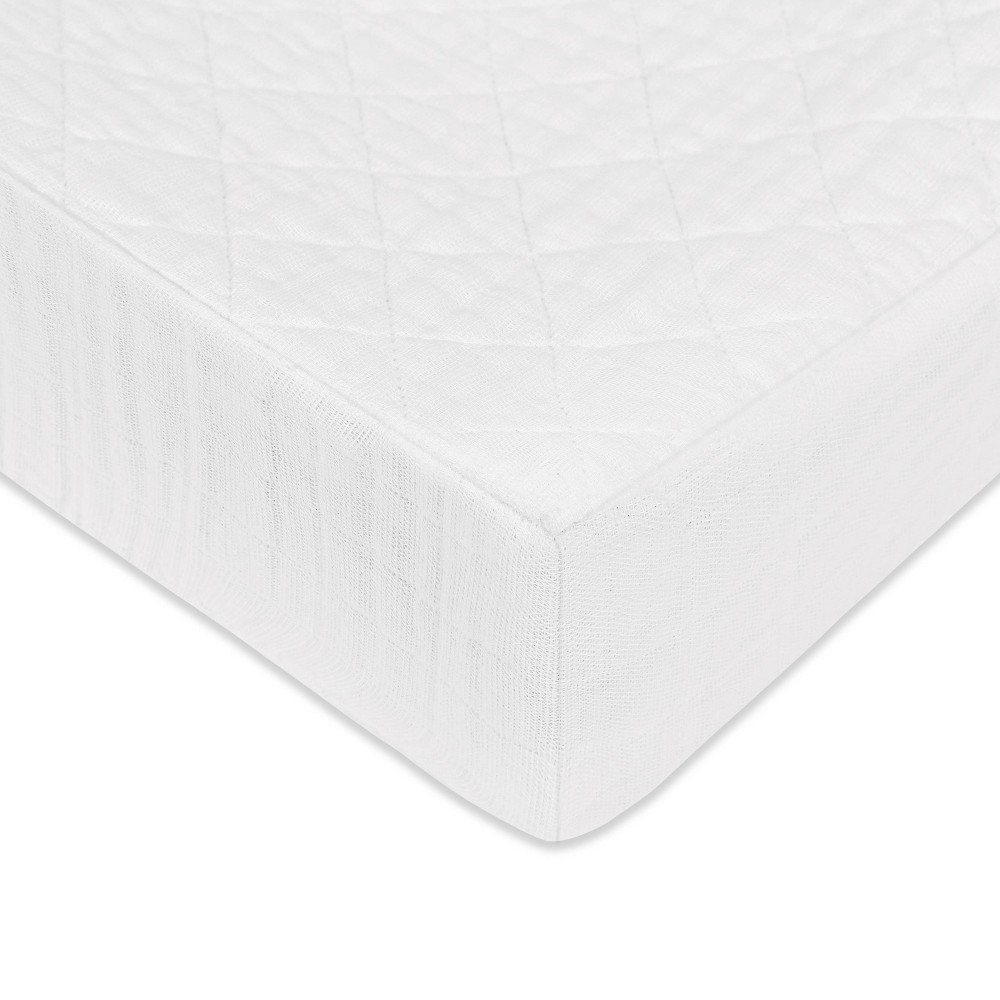 Photos - Changing Table Babyletto Quilted Muslin Changing Pad Cover - GOTS Certified Organic Cotto