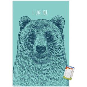 Trends International Rachel Caldwell - I Like You Bear Unframed Wall Poster Prints - 1 of 4