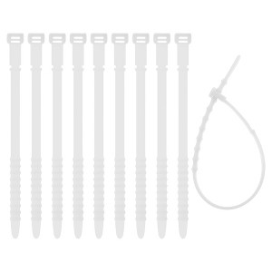 Unique Bargains Cord Organizer 7.09" Length 10 Pcs - 1 of 4