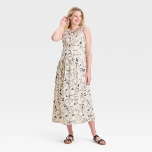 Tie-Front Maxi Maternity Dress - Isabel Maternity by Ingrid & Isabel™ - 1 of 3
