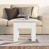vidaXL Coffee Table White 21.7 in.x21.7 in.x16.5 in. Engineered Wood - 3 of 4