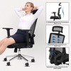 SUGIFT Ergonomic Office Chair High-Back Task Chair with Lumbar Support Swivel - 4 of 4