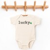 The Juniper Shop Lucky Typewriter Clover Baby Short Sleeve Bodysuit - 2 of 4